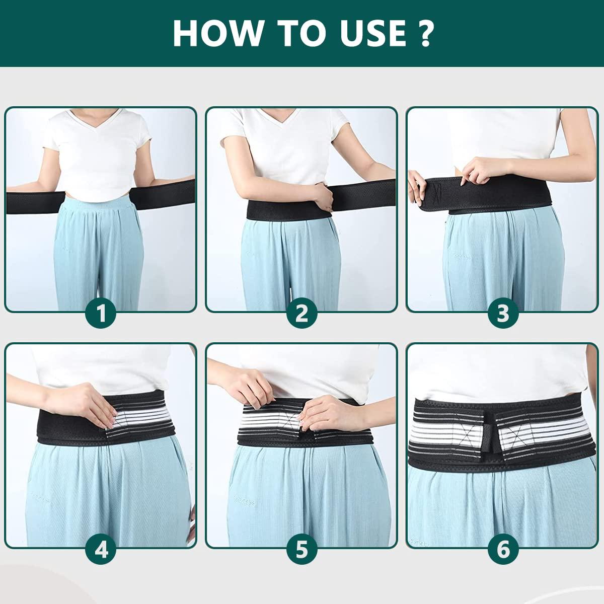 Stretchable Lower Back Support Belt - Unisex