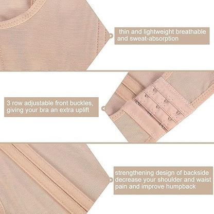 Posture Corrector Bra For Women Push Up Breast Vest Tops Back Support  - (Pack of 1)